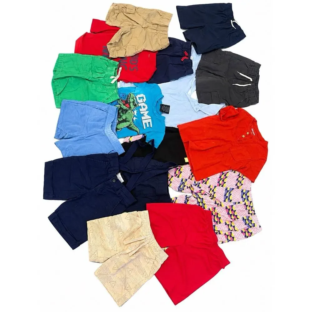 Bulk Youth Boys Clothing Lot Mixed Sizes Nike Batman Shirts Shorts Swimwear